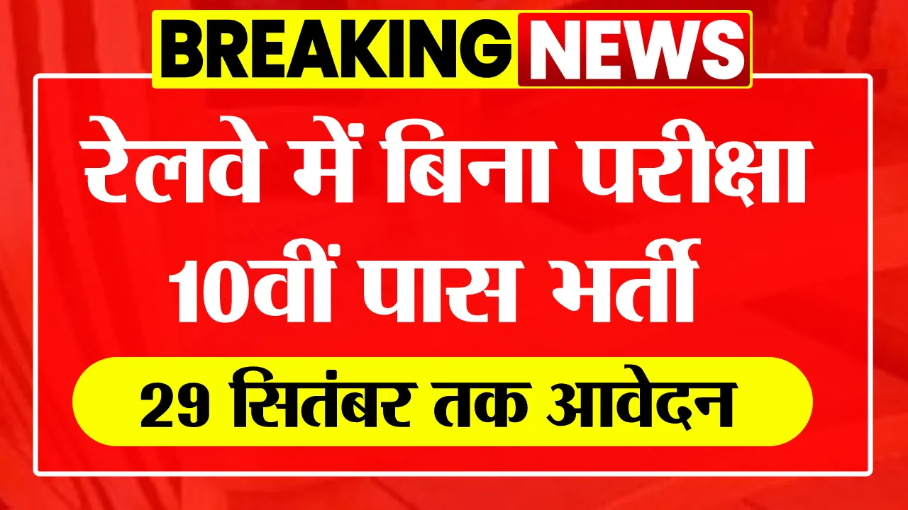 WCR Railway Recruitment 2025